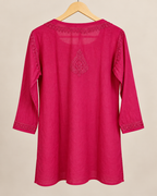 Bright Pink Short Kurti