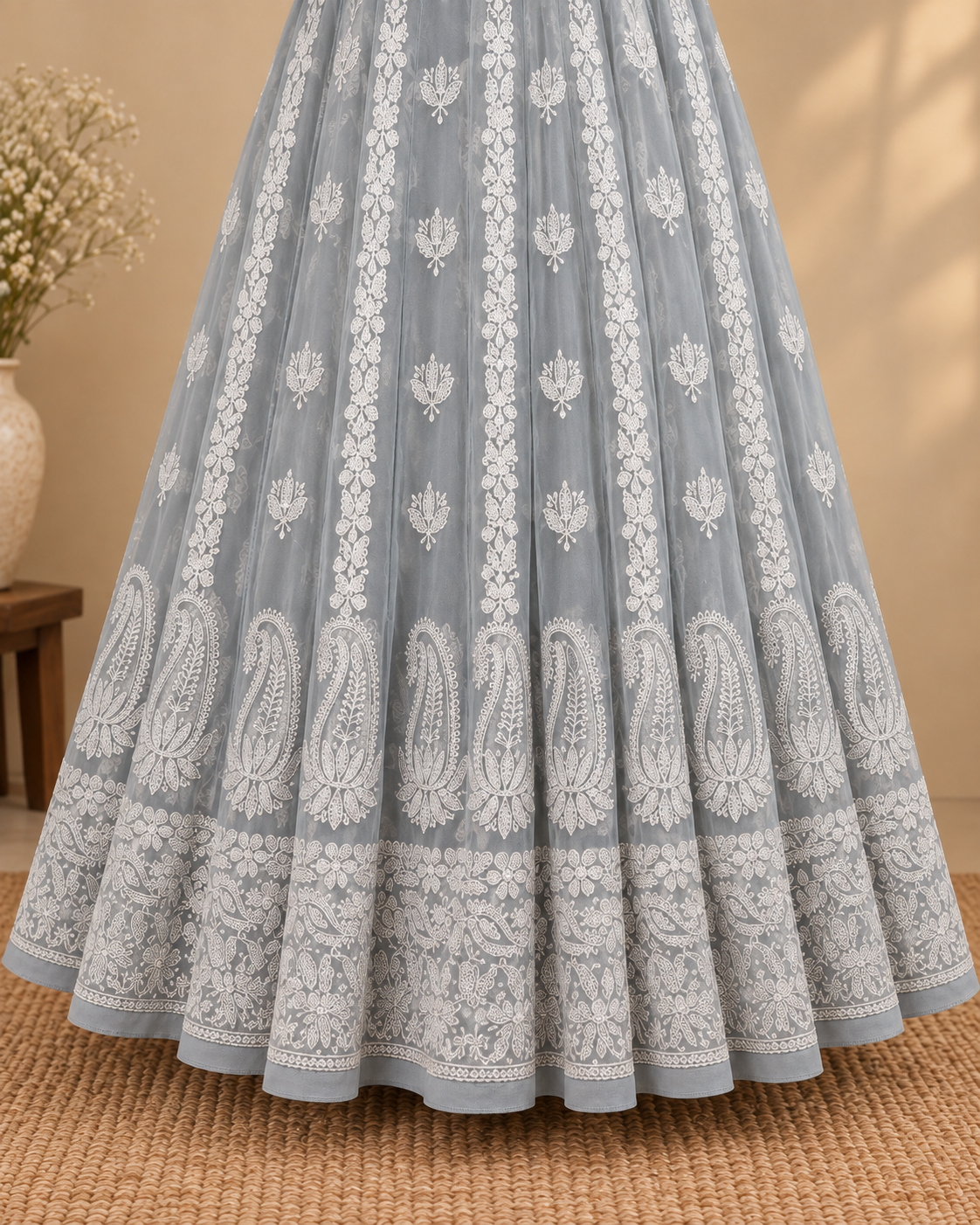 Georgette Anarkali With 26 Kali
