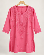 Dusty Rose Short Kurti