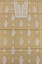 Golden dress material