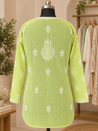 Lemon Yellow Short Kurti