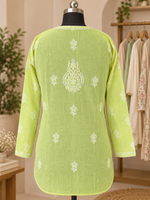 Lemon Yellow Short Kurti