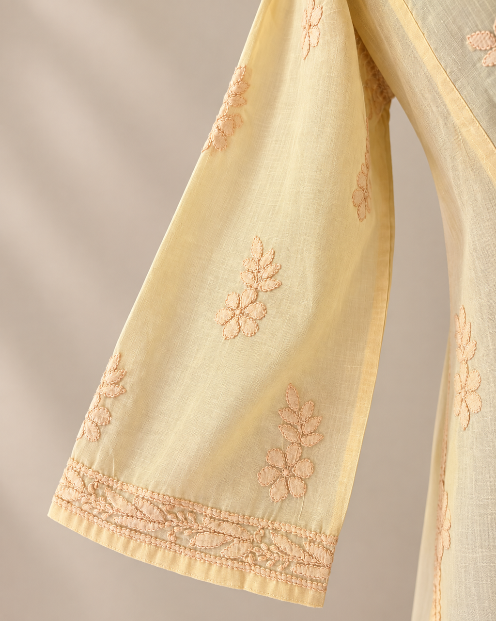 Ochre Mulcotton Long With Shadow Work