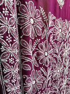 Magenta saree