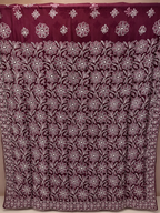 Magenta saree