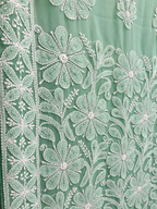 Mint green saree