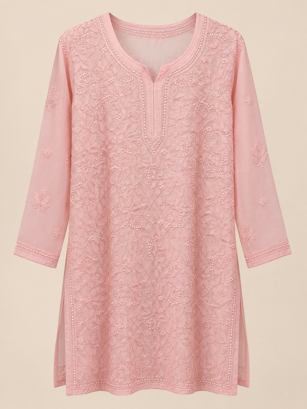 Peach Short Kurti