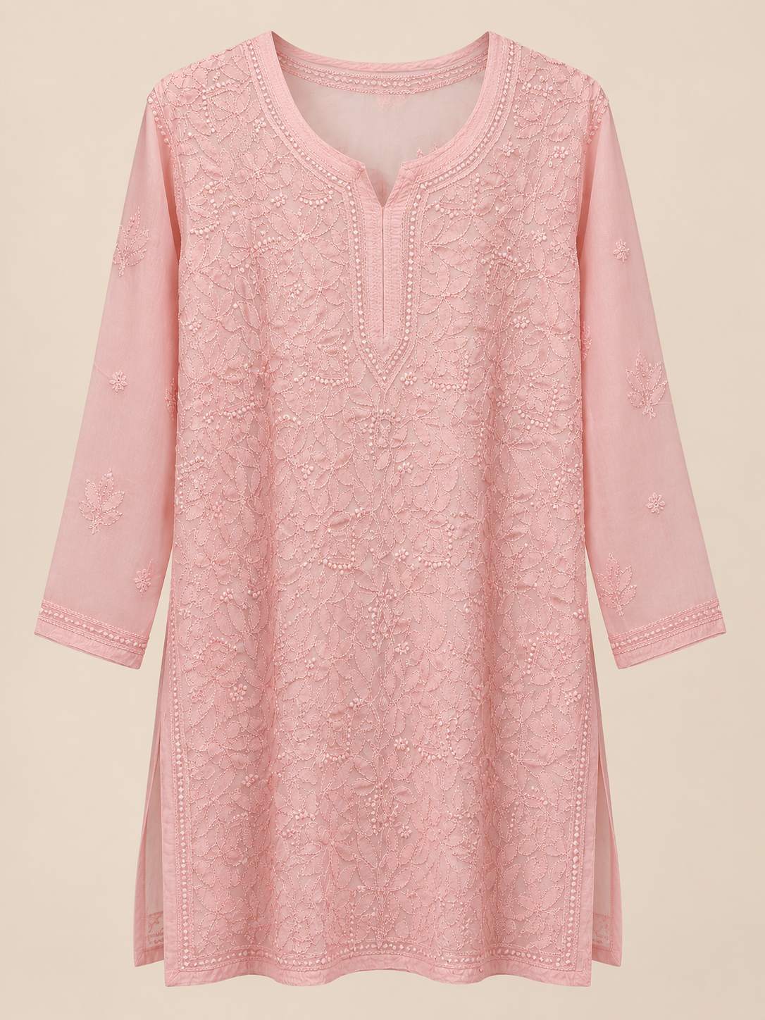Peach Short Kurti