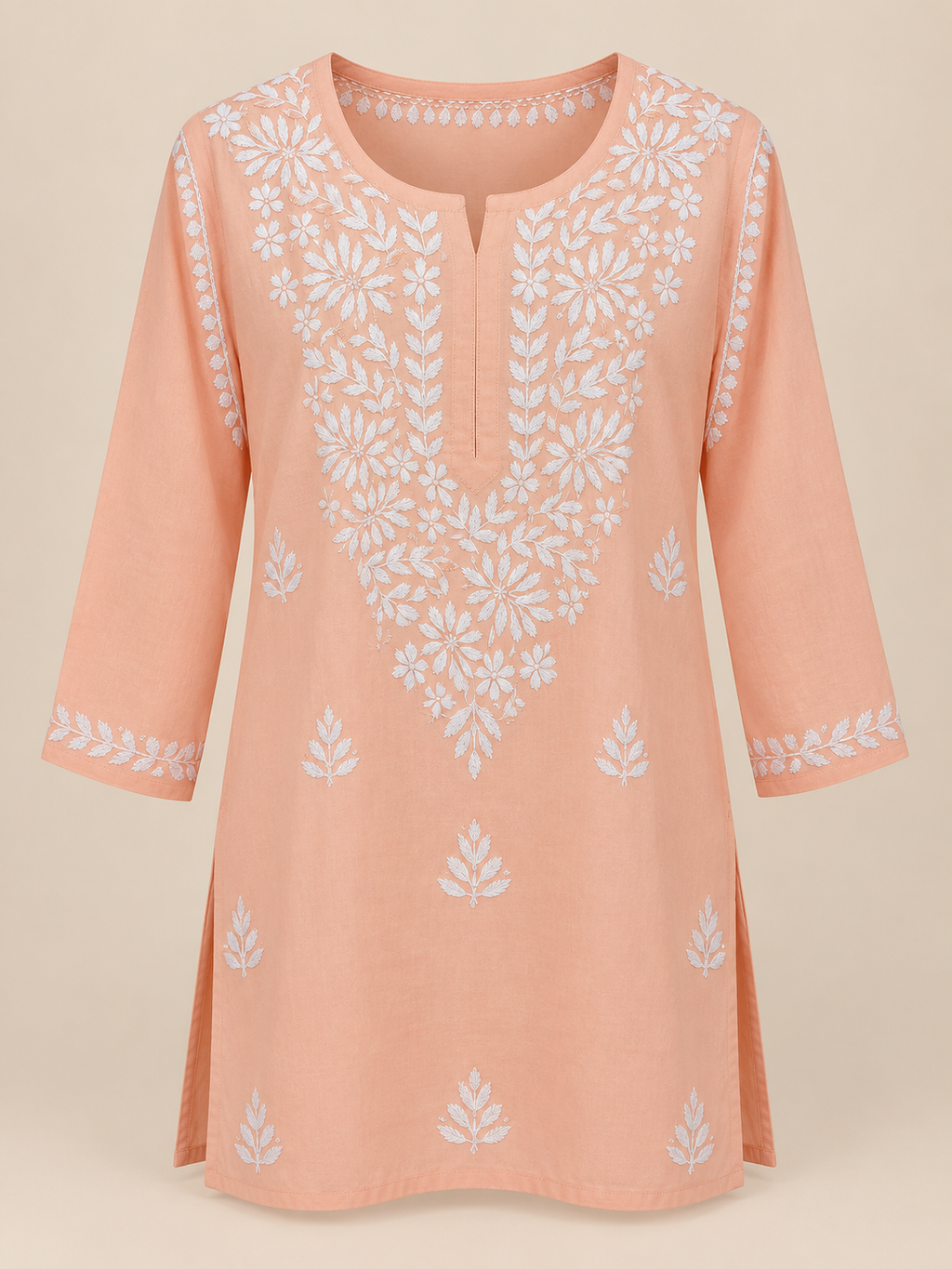 Peach Short Kurti