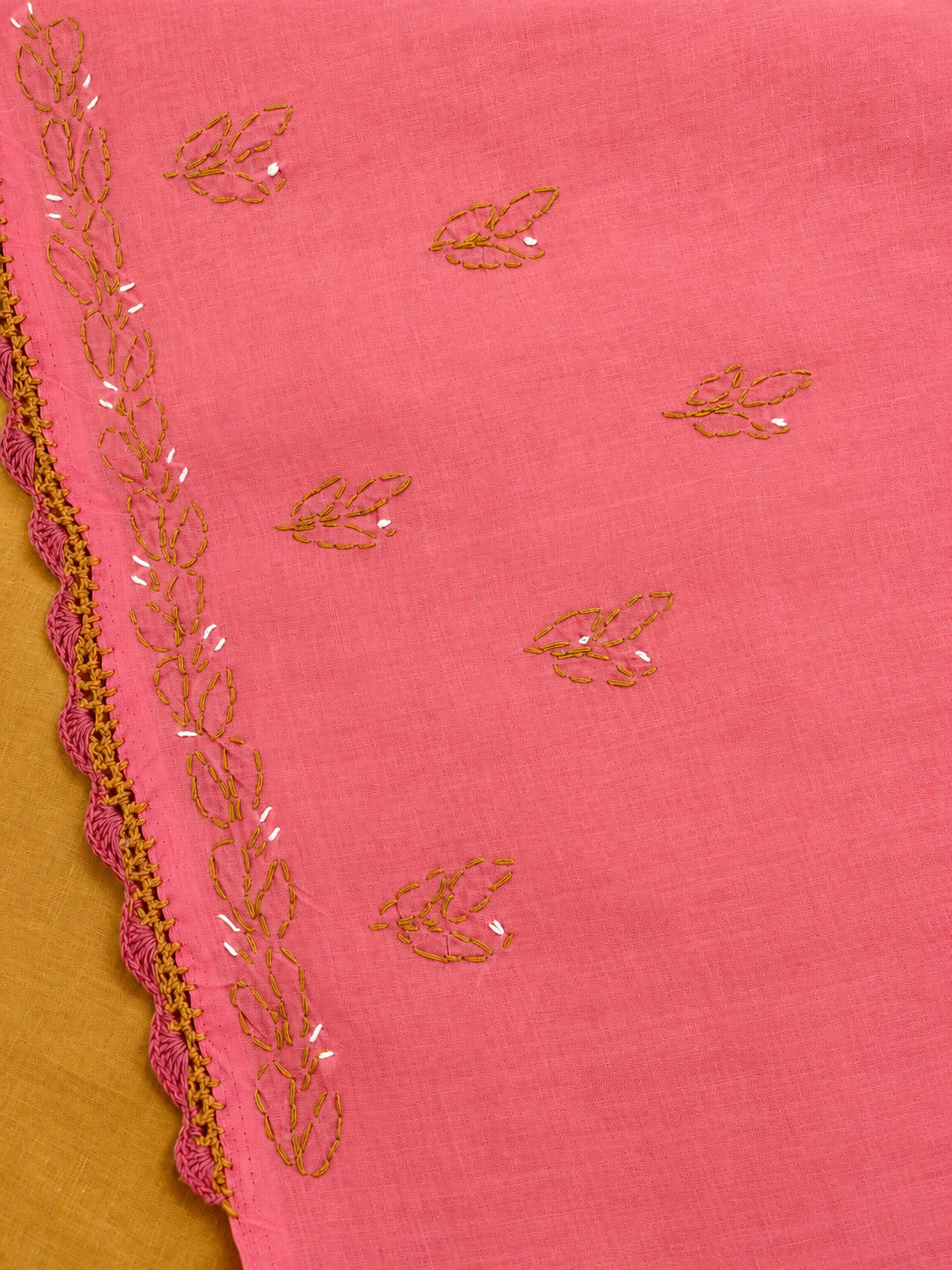 Pink - Ochre Dress Material