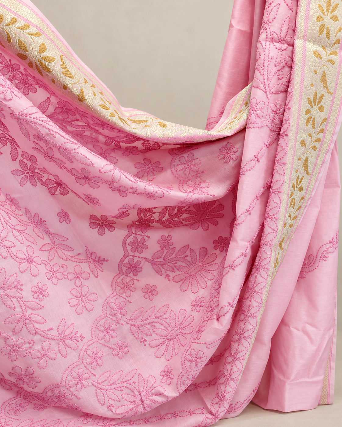 Pink Saree