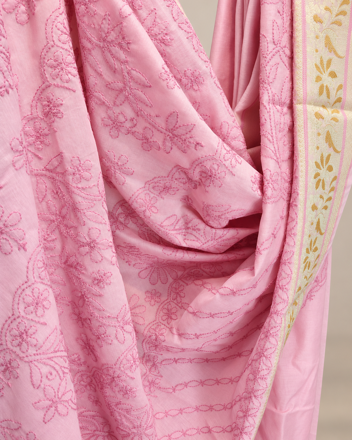Pink Saree