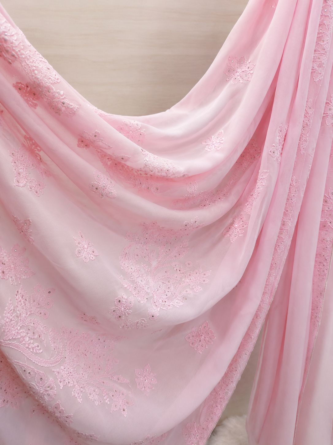 Pink Saree