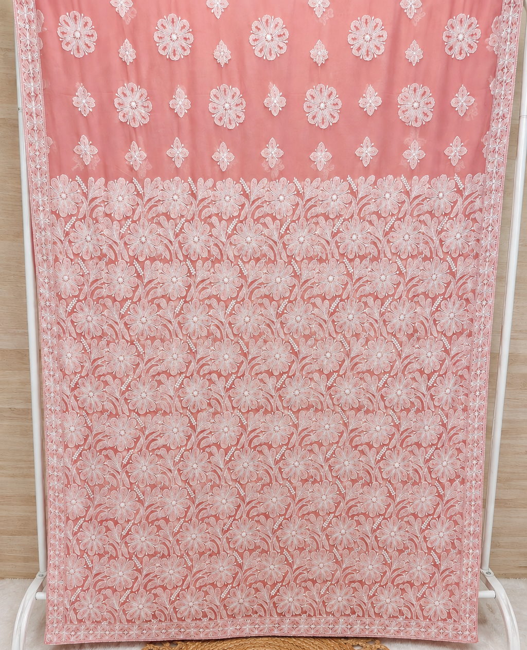 Pink saree