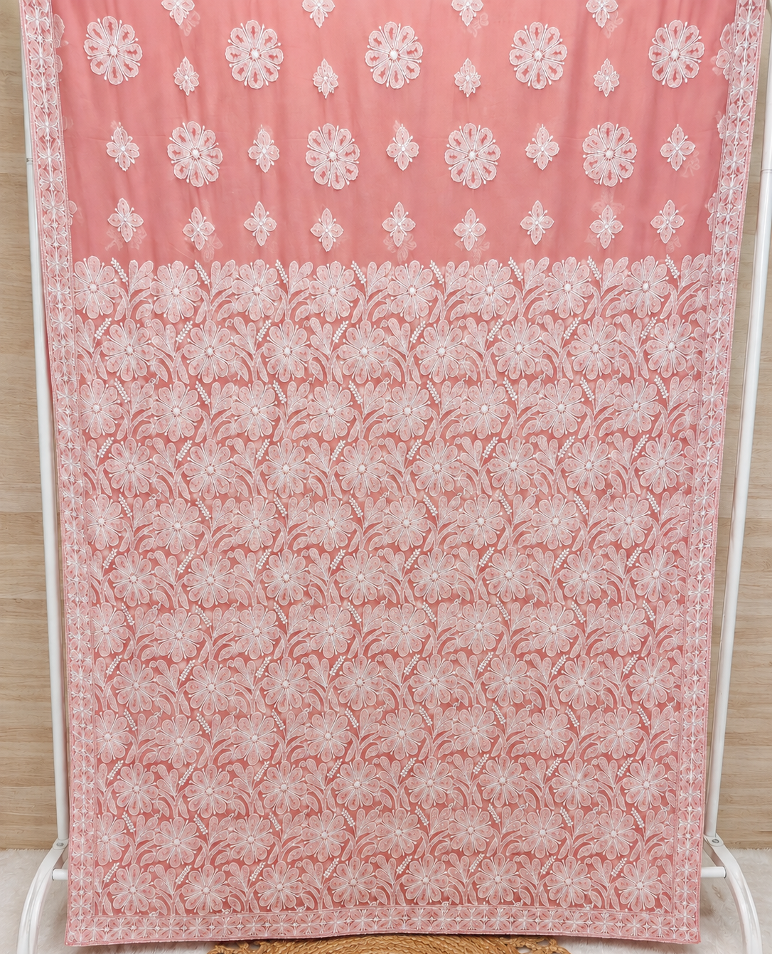 Pink saree