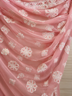 Pink saree