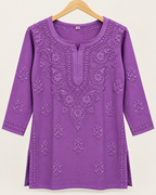 Purple Short Kurti