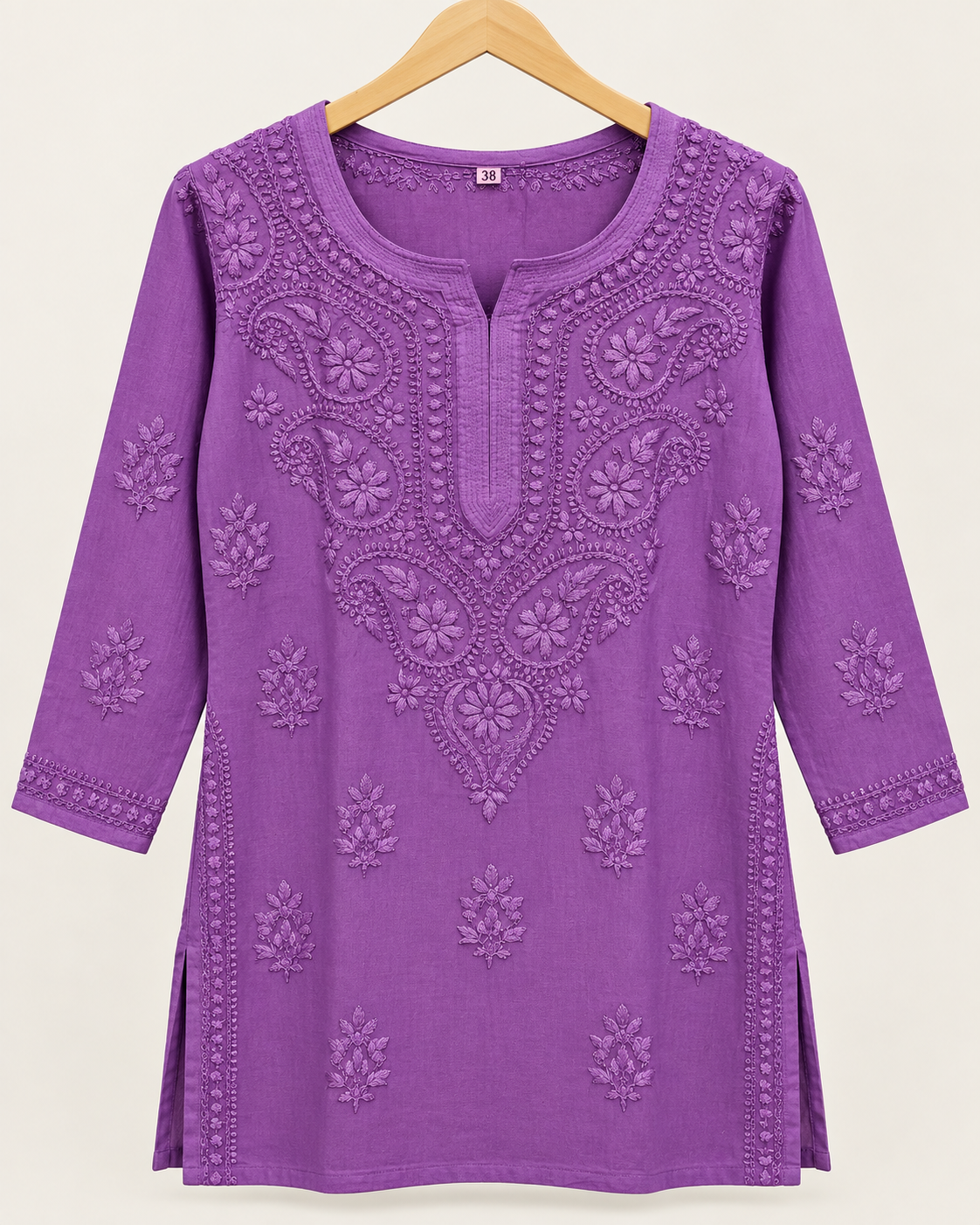 Purple Short Kurti