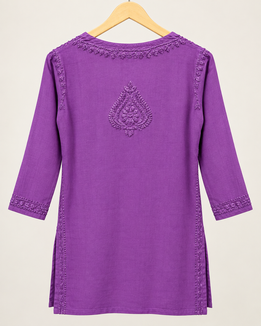 Purple Short Kurti