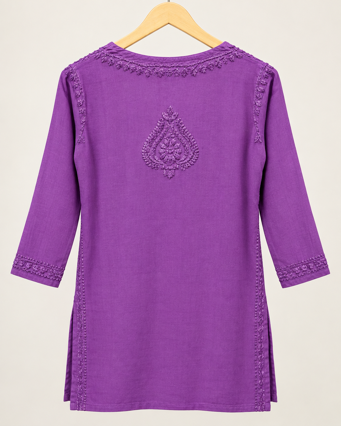 Purple Short Kurti