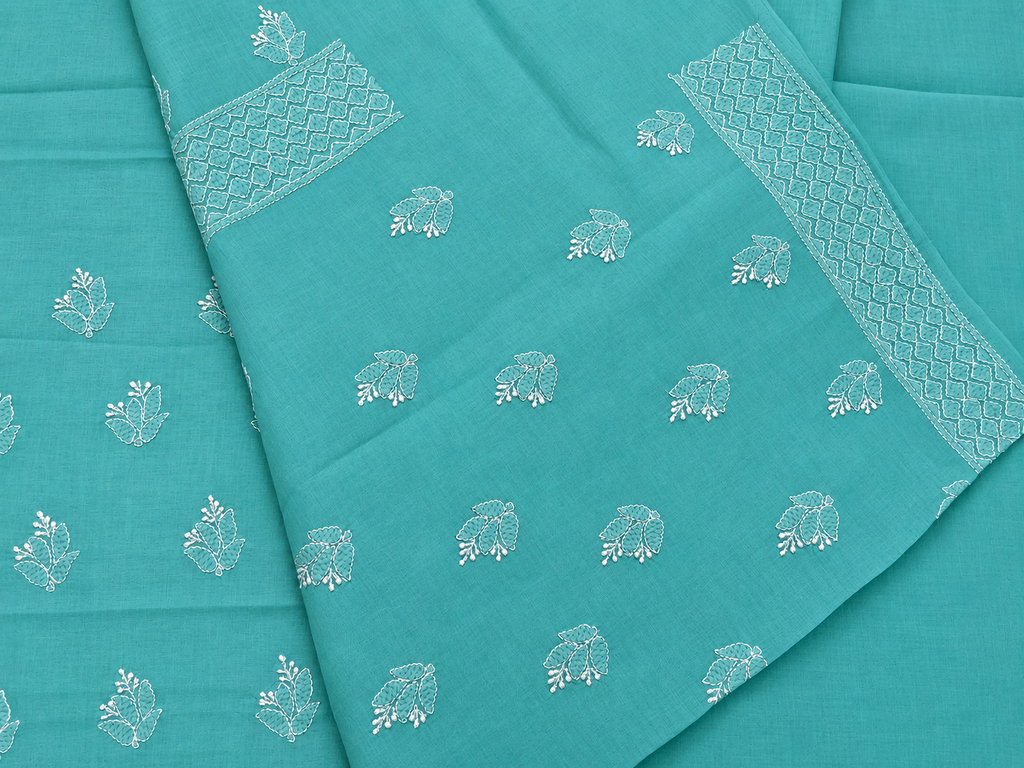Sea Green Dress Material