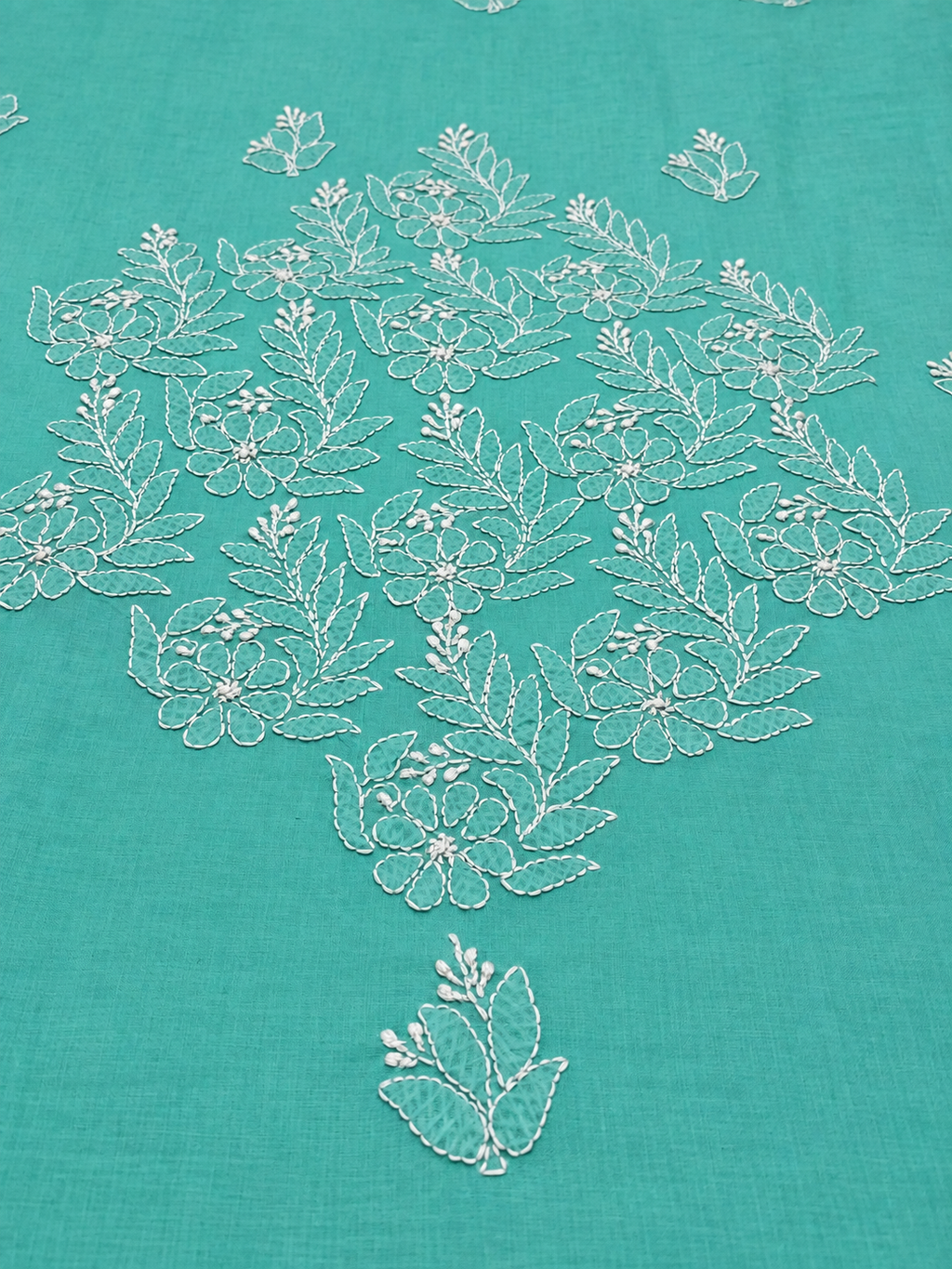 Sea Green Dress Material