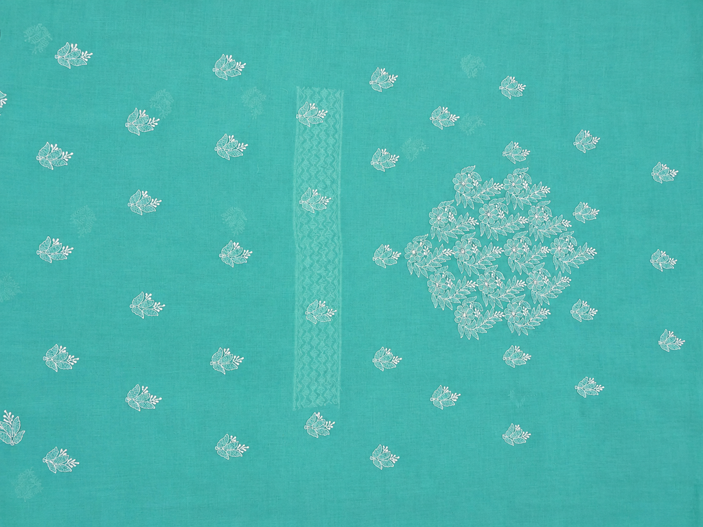 Sea Green Dress Material