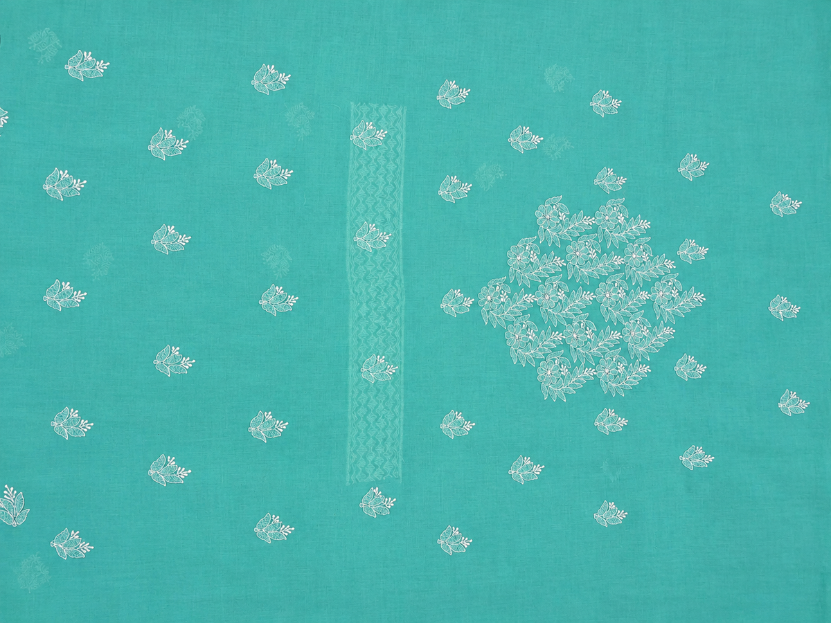 Sea Green Dress Material