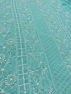 Sea Green Dress Material