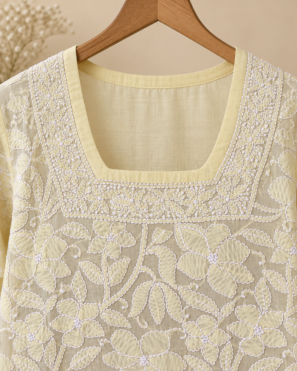 Voile-Cotton, Knee Length, Front Jaal, Shadow Work