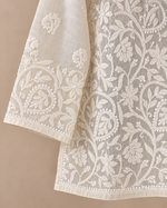 Voile-Cotton, Knee Length, Front Jaal, Shadow Work