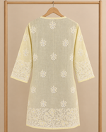 Voile-Cotton, Knee Length, Front Jaal, Shadow Work