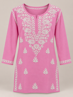 Soft Pink Short Kurti