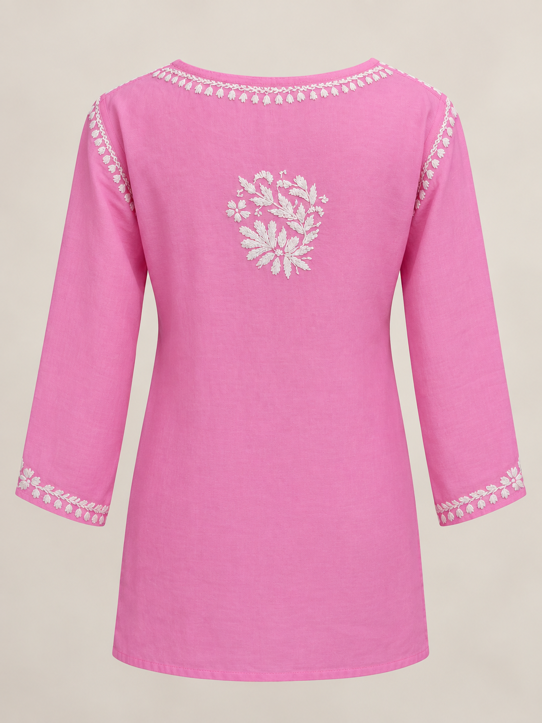 Soft Pink Short Kurti