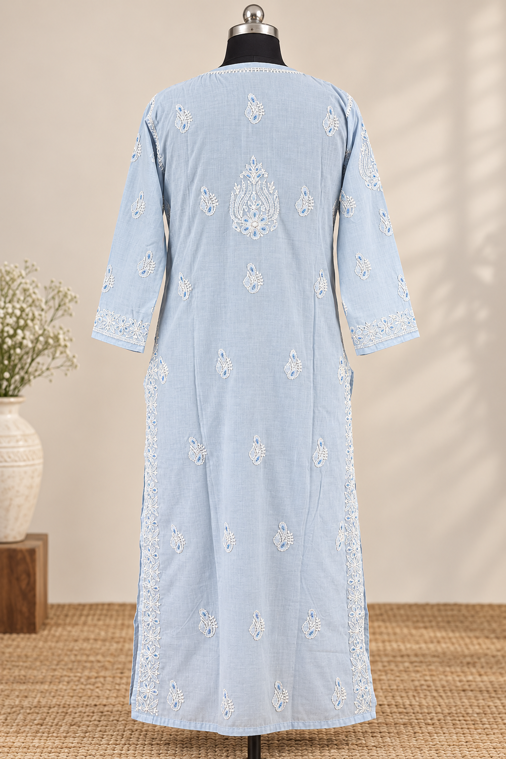 Blue long kurti
