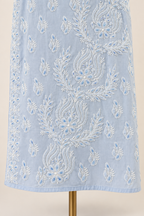 Blue long kurti