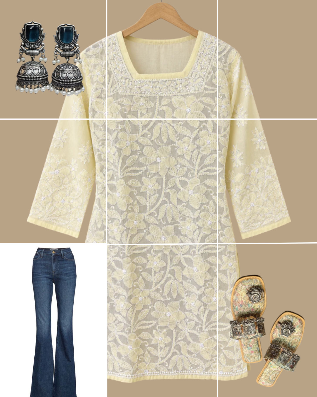 Voile-Cotton, Knee Length, Front Jaal, Shadow Work