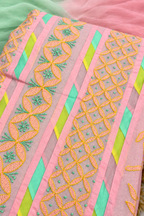 Colourful Long Kurti Dress Material