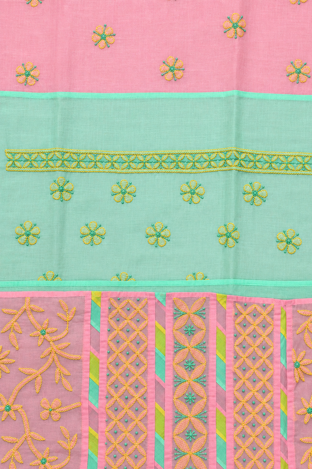Colourful Long Kurti Dress Material