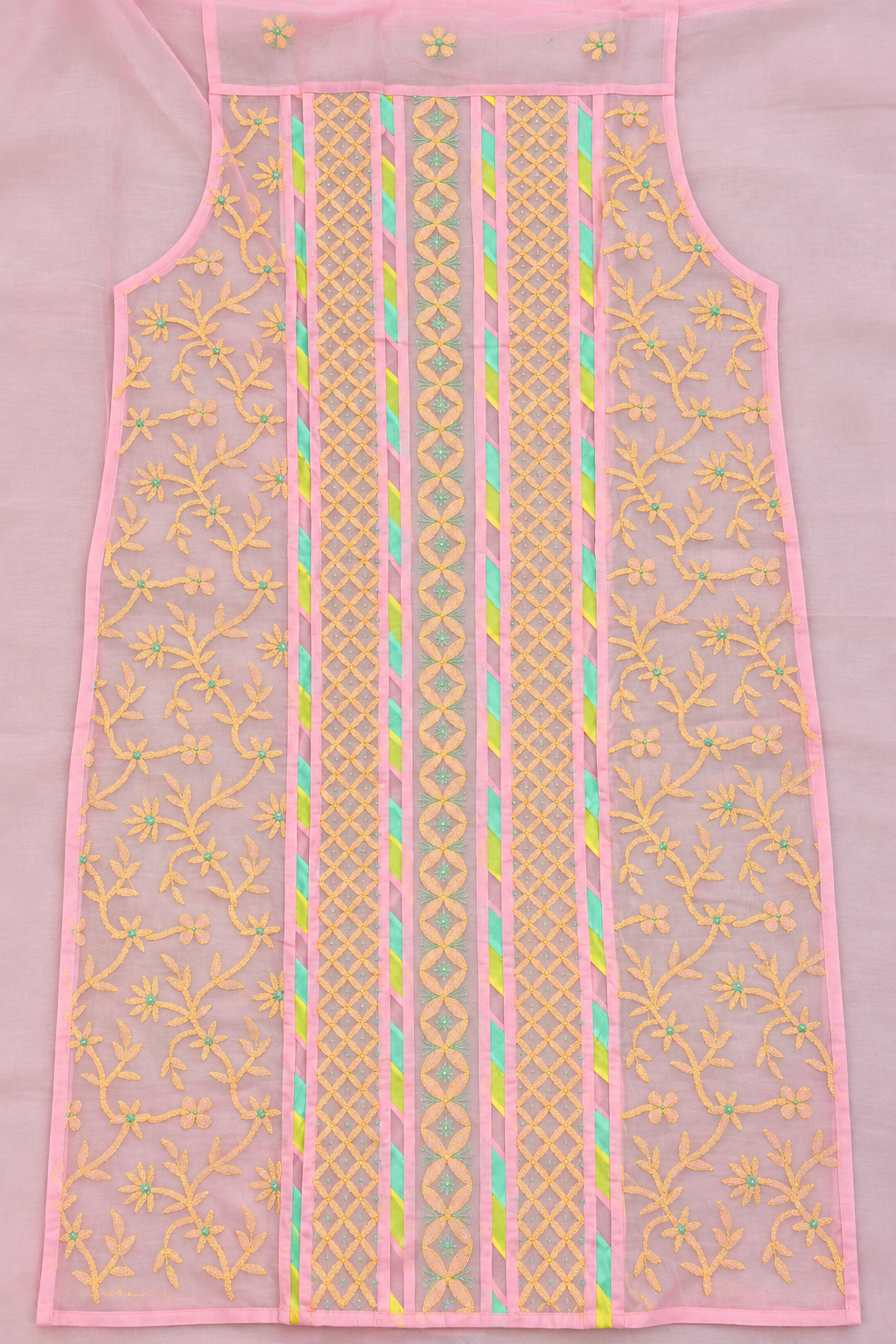 Colourful Long Kurti Dress Material